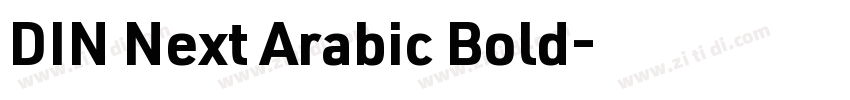 DIN Next Arabic Bold字体转换